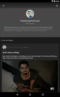 Teen Wolf android App screenshot 1